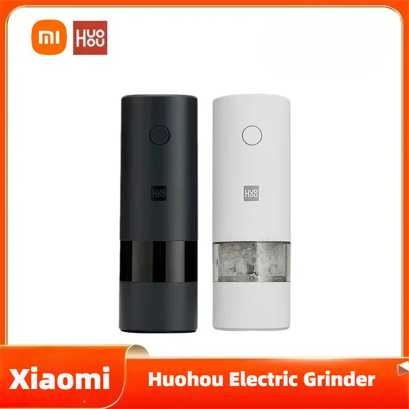 Xiaomi Huohou Electric Grinder Automatic Mill Pepper And Salt LED Light 5 Modes Peper Spice Pulverizer for Cooking
Xiaomi Huohou Electric Grinder Automatic Mill Pepper And Salt LED Light 5 Modes Peper Spice Pulverizer for Cooking