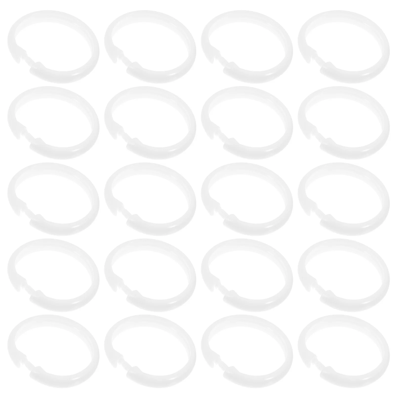 50pcs Curtain Rings Plastic Snap Curtain Rings For Heavy Drapes Rust Free Quiet Operation Easy Install Bathroom Kitchen Window
50pcs Curtain Rings Plastic Snap Curtain Rings For Heavy Drapes Rust Free Quiet Operation Easy Install Bathroom Kitchen Window