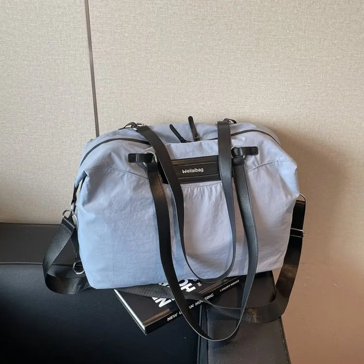 2025 Summer 2017 New Light Blue Oxford Spinning Travel Bag Portable Lightweight Fitness Bag Large Capacity
2025 Summer 2017 New Light Blue Oxford Spinning Travel Bag Portable Lightweight Fitness Bag Large Capacity