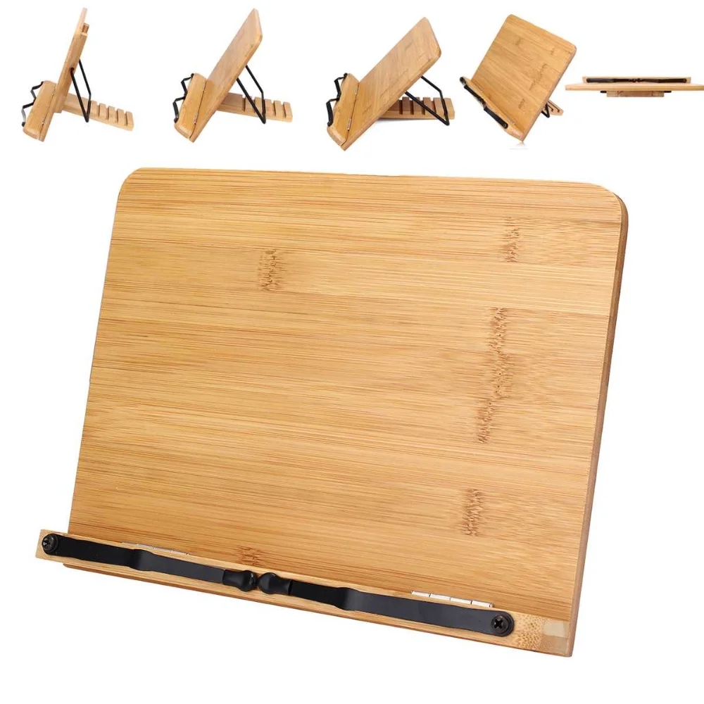 Portable Adjustable Book Holder Tray and Page Paper Clips-Cookbook Reading Desk Sturdy Bookstand-Textbooks Lightweight Bookstand
Portable Adjustable Book Holder Tray and Page Paper Clips-Cookbook Reading Desk Sturdy Bookstand-Textbooks Lightweight Bookstand