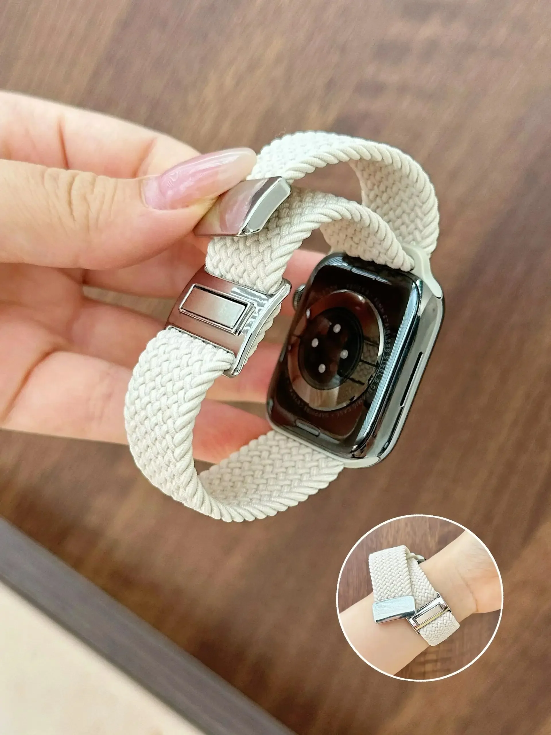 Excellent Magnetic elastic force nylon For Apple Watch band women 10/9/8/7 38mm 40mm 41mm 42mm 44mm 45mm 46mm 49mm Strap
Excellent Magnetic elastic force nylon For Apple Watch band women 10/9/8/7 38mm 40mm 41mm 42mm 44mm 45mm 46mm 49mm Strap