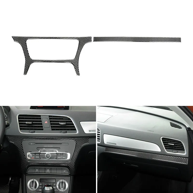 Carbon Fiber Car Soft Carbon Fiber Center CD Control Panel Outer Frame Accessories Interior Sticker Trim For Audi Q3 2013-2018
Carbon Fiber Car Soft Carbon Fiber Center CD Control Panel Outer Frame Accessories Interior Sticker Trim For Audi Q3 2013-2018