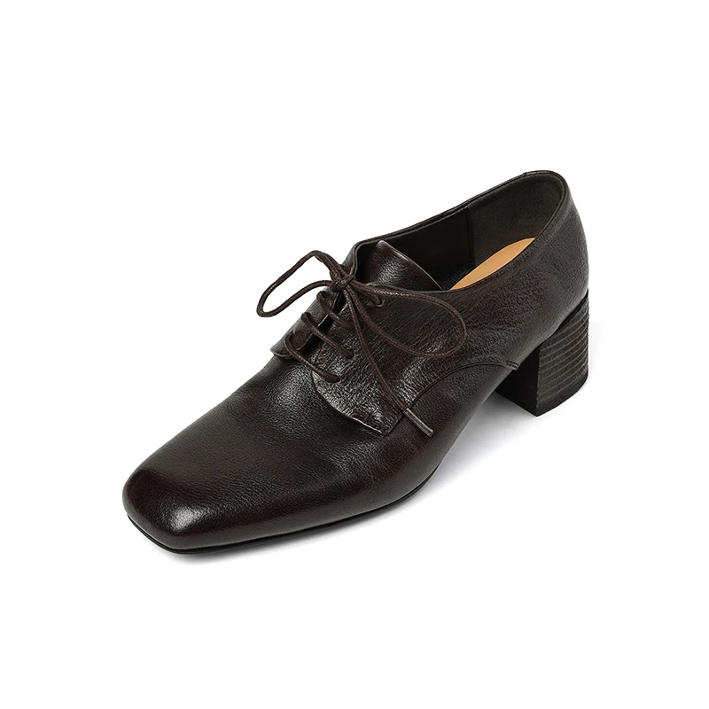 Womens Shoes Dress Work Pumps Handmade Retro Style Shoes Lace-Up European Spring High Heels Square Toe Genuine Leather Pumps
Womens Shoes Dress Work Pumps Handmade Retro Style Shoes Lace-Up European Spring High Heels Square Toe Genuine Leather Pumps