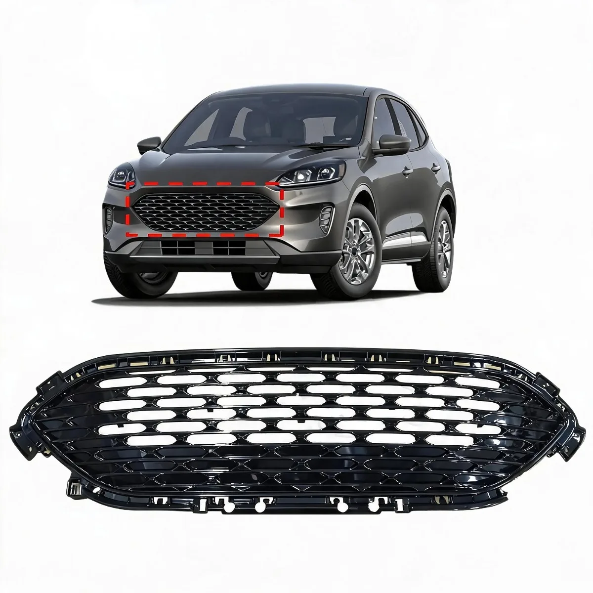 For Ford Escape 2020-2023 Car Bumper Grill Racing Grille Body Kit Front Bumper Grill Exterior Part
For Ford Escape 2020-2023 Car Bumper Grill Racing Grille Body Kit Front Bumper Grill Exterior Part