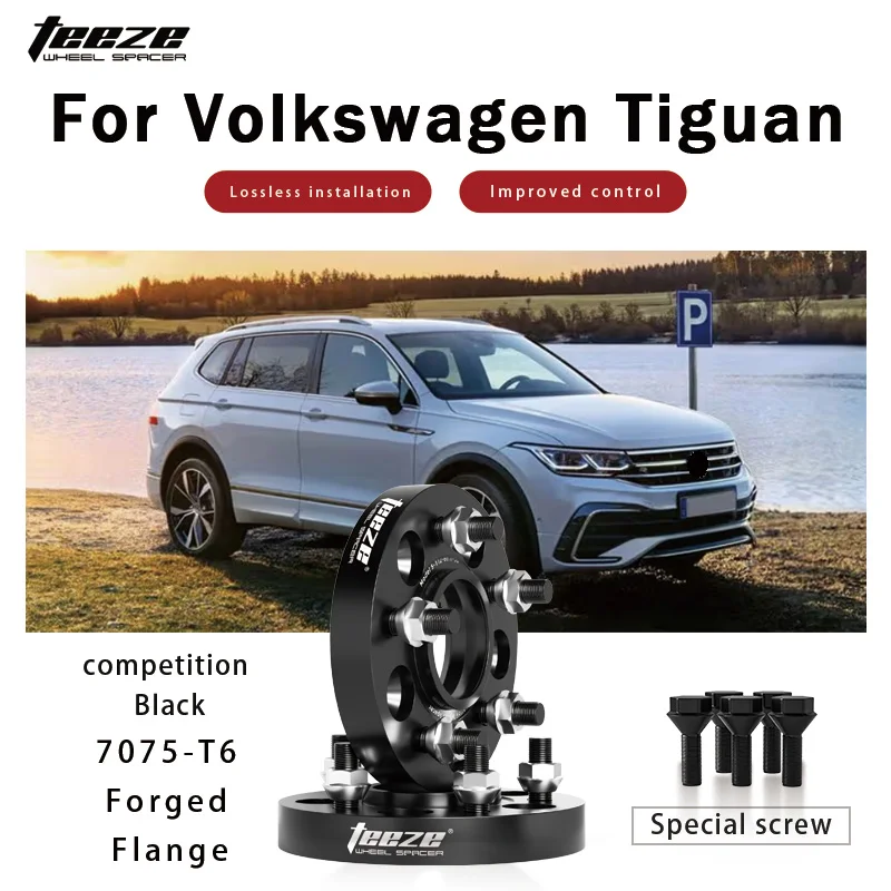 Teeze 2/4pcs 5x112 CB 57.1 M14*1.5 Hub Centric Black Forged wheel spacer For Volkswagen Tiguan Flange Plate15/20/25/30mm
Teeze 2/4pcs 5x112 CB 57.1 M14*1.5 Hub Centric Black Forged wheel spacer For Volkswagen Tiguan Flange Plate15/20/25/30mm