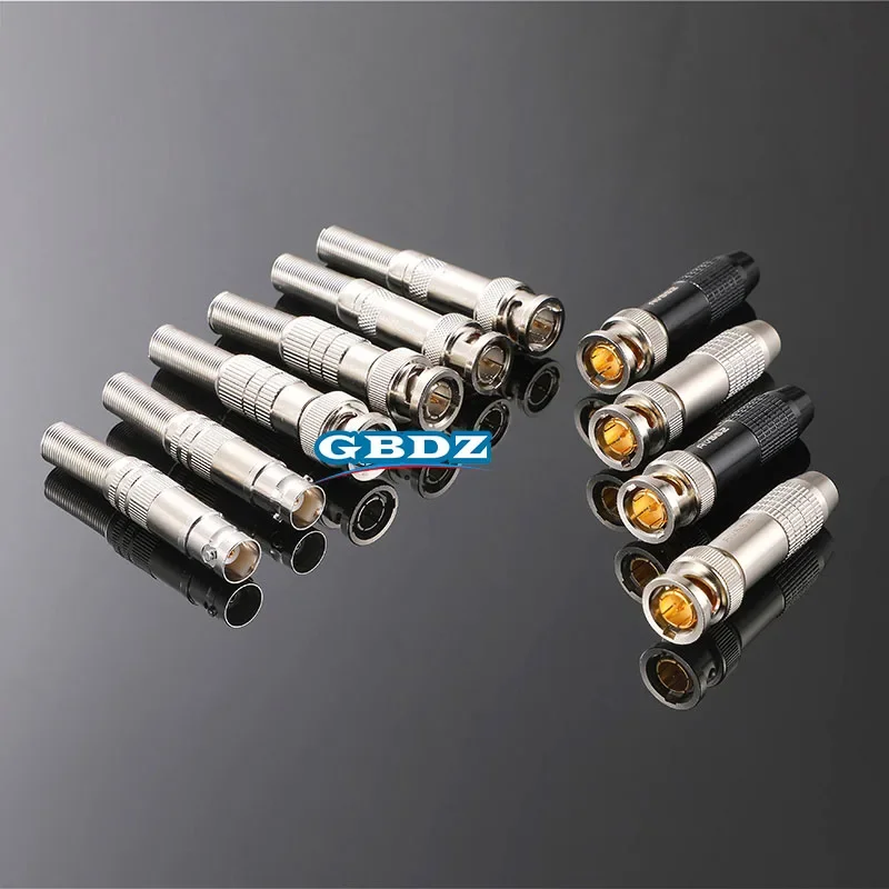 24K Gold Plated All Copper Welded BNC Male Adapte SYV75-5 Coaxial Video Cable Head Monitoring Camera Connector 50/ 75 Ohms Ω
24K Gold Plated All Copper Welded BNC Male Adapte SYV75-5 Coaxial Video Cable Head Monitoring Camera Connector 50/ 75 Ohms Ω