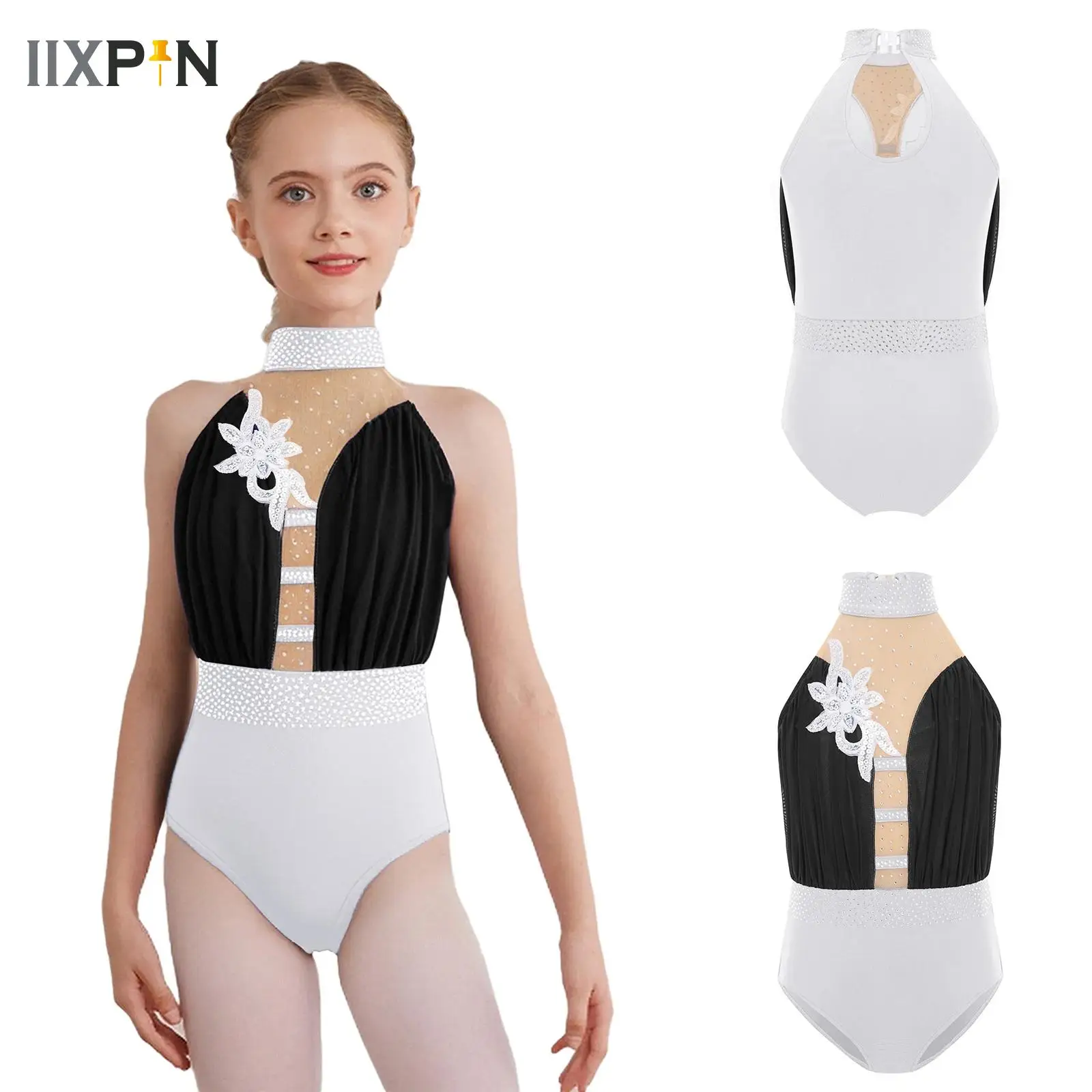 Applique Sheer Modern Lyrical Dance Leotard For Girls Kids Ballet Tutu Gymnastics Bodysuit Figure Skating Performance Costume
Applique Sheer Modern Lyrical Dance Leotard For Girls Kids Ballet Tutu Gymnastics Bodysuit Figure Skating Performance Costume