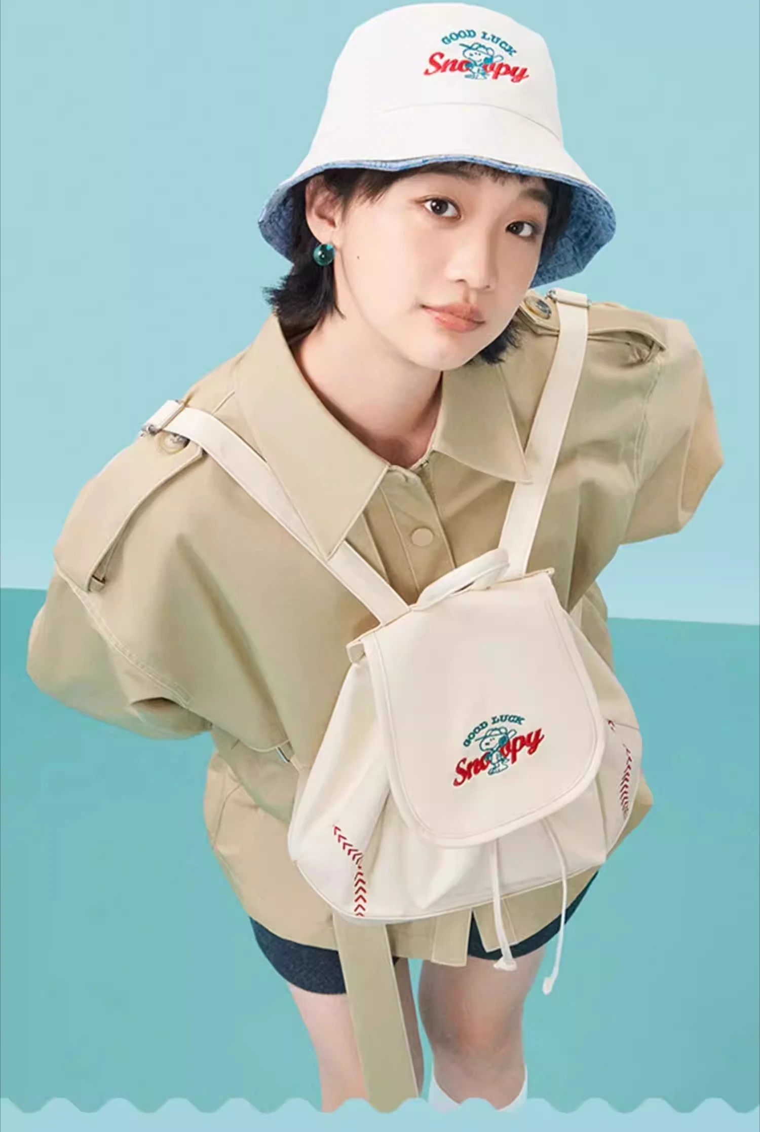 Snoopy Good Luck Series Baseball Theme Reversible Bucket Hat Cute Cartoon Unisex Sun Hat Double-sided Adjustable Outdoor
Snoopy Good Luck Series Baseball Theme Reversible Bucket Hat Cute Cartoon Unisex Sun Hat Double-sided Adjustable Outdoor