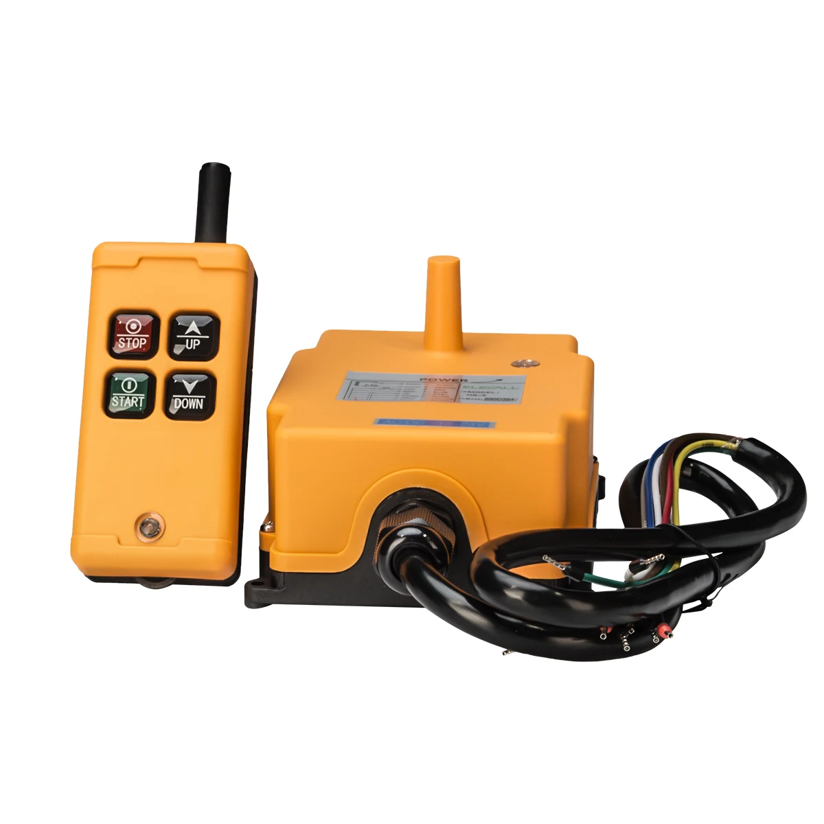 YNIEDER HS-4 1 Speed Industrial 12-24V 110V 220V Crane Hoist Radio Remote Controller
YNIEDER HS-4 1 Speed Industrial 12-24V 110V 220V Crane Hoist Radio Remote Controller
