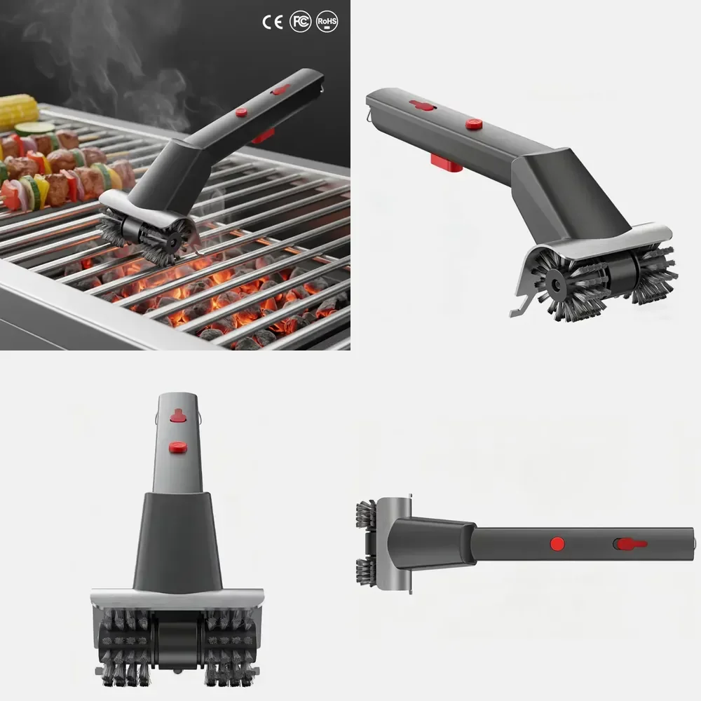 WAP01 Electric Sprayable Barbecue Tool Long Handle Double Wheel Cleaning Brush Stainless Steel Wire Hard Bristle As Handle
WAP01 Electric Sprayable Barbecue Tool Long Handle Double Wheel Cleaning Brush Stainless Steel Wire Hard Bristle As Handle