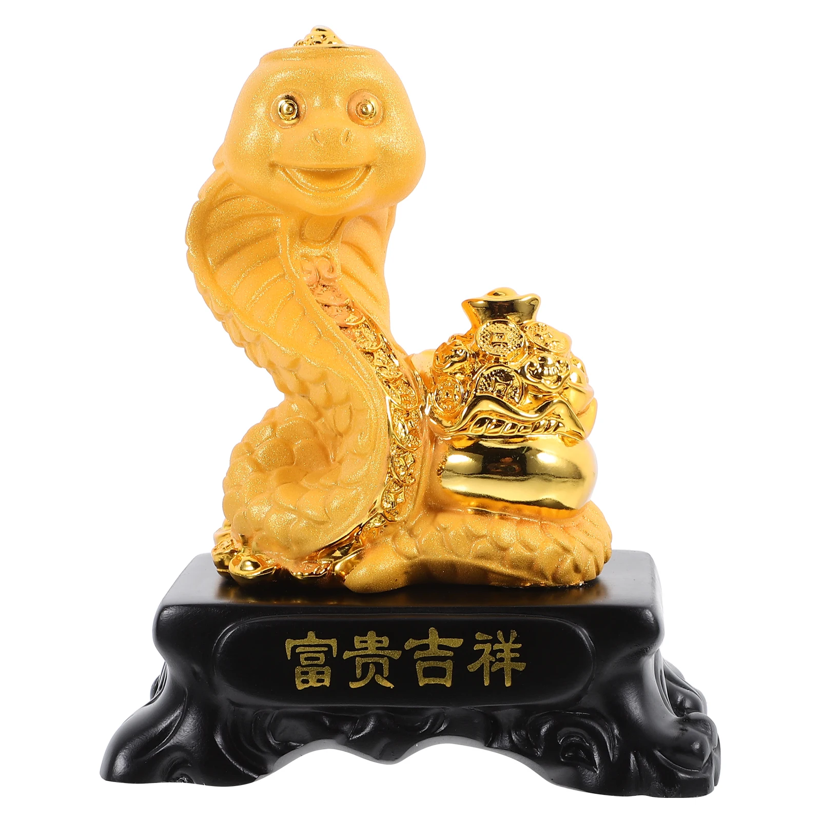 Ornaments Synthetic Resin Statue Decor Elegant Design Year of Snake Zodiac Desk Home Party Adornment
Ornaments Synthetic Resin Statue Decor Elegant Design Year of Snake Zodiac Desk Home Party Adornment
