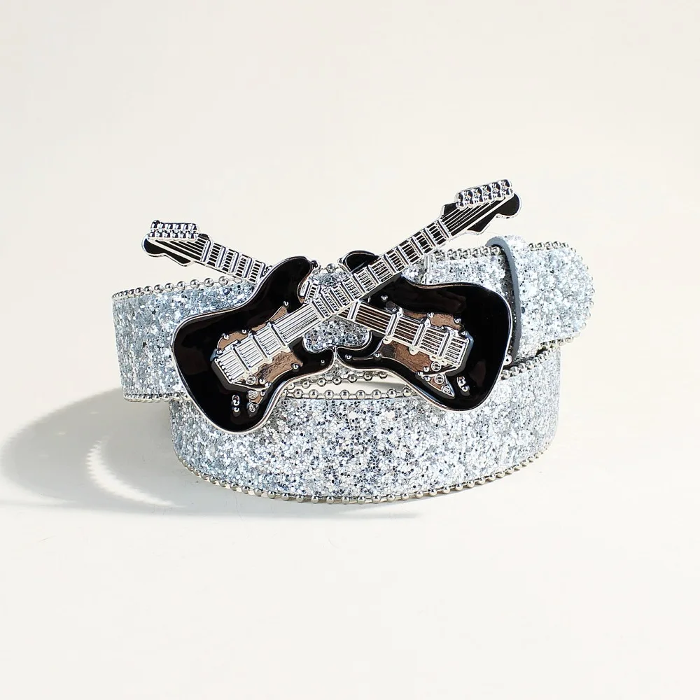 Y2K Millennium Spice Girl European and American Street Guitar Yabi Punk Style Women's Shiny Belt Women
Y2K Millennium Spice Girl European and American Street Guitar Yabi Punk Style Women's Shiny Belt Women