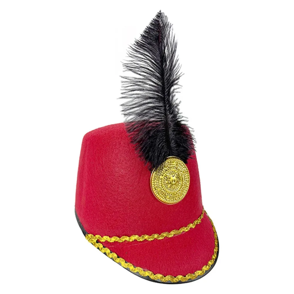 Dress Up Marching Band Hat Vintage Knight With Parade Uniform Hat Sun Protection Circus Ringmaster Drum Major Hat
Dress Up Marching Band Hat Vintage Knight With Parade Uniform Hat Sun Protection Circus Ringmaster Drum Major Hat