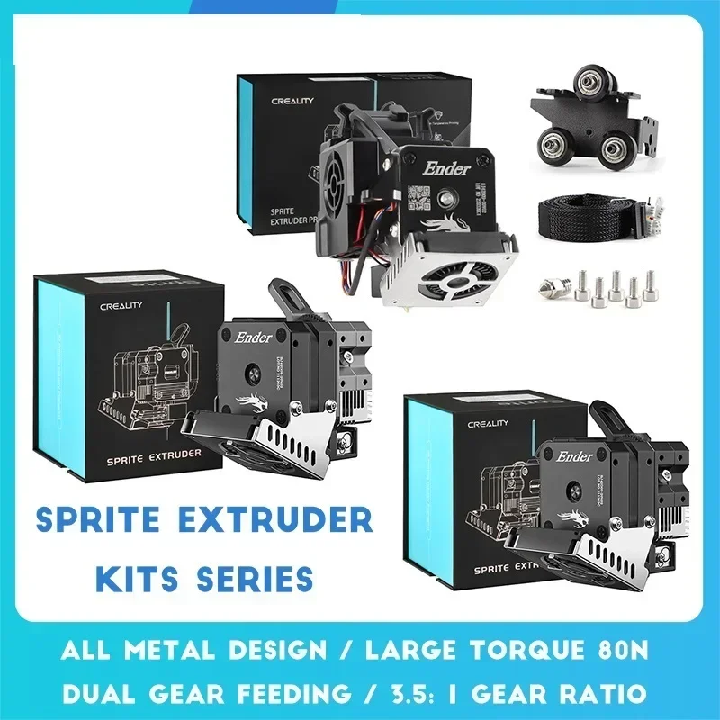 Топ! Комплект экструдера Sprite Pro с шаговым двигателем 80N для Ender 3 Ender 3 v2 Ender 3 pro Ender 3 Max, официальные детали 3D-принтера
Топ! Комплект экструдера Sprite Pro с шаговым двигателем 80N для Ender 3 Ender 3 v2 Ender 3 pro Ender 3 Max, официальные детали 3D-принтера