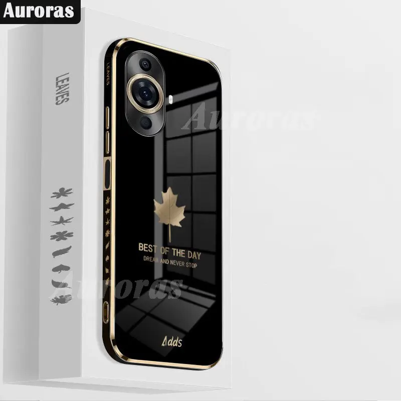 Auroras For Huawei Nova 11 Pro Case Electroplate Silicone Shockproof Maple Leaf Soft Shell For Huawei Nova 11 Back Cover
Auroras For Huawei Nova 11 Pro Case Electroplate Silicone Shockproof Maple Leaf Soft Shell For Huawei Nova 11 Back Cover