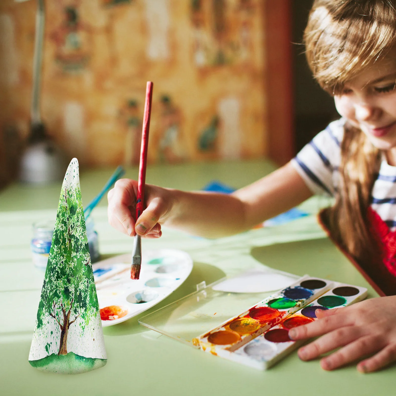 6pcs 24Cm White Foam Cones Craft Diy Ornament For Christmas Winter Holiday Decoration Kids Educational Activity Centerpiece Home
6pcs 24Cm White Foam Cones Craft Diy Ornament For Christmas Winter Holiday Decoration Kids Educational Activity Centerpiece Home