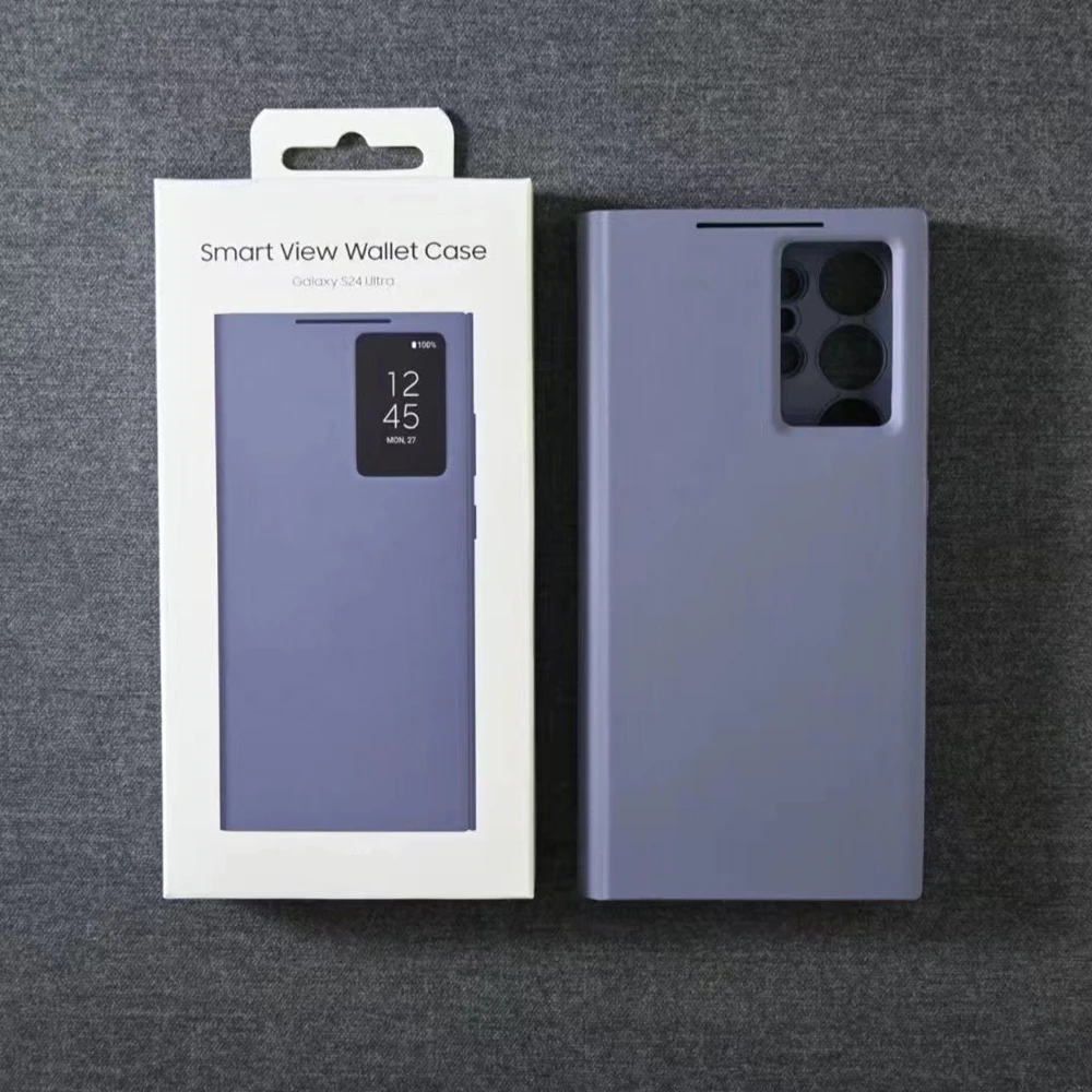 S24+ Smart S-View Wallet Flip Cover для Samsung Galaxy S24 Ultra S24 Plus Window View Свободный откидной ответ на звонки Кожаные чехлы
S24+ Smart S-View Wallet Flip Cover для Samsung Galaxy S24 Ultra S24 Plus Window View Свободный откидной ответ на звонки Кожаные чехлы
