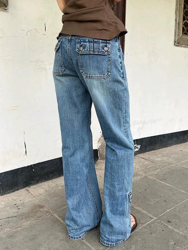 American Style Gradual Washed Loose Straight Leg Jeans Women Summer Vintage Design High Waist Denim Pants Straight Cut Trousers
American Style Gradual Washed Loose Straight Leg Jeans Women Summer Vintage Design High Waist Denim Pants Straight Cut Trousers