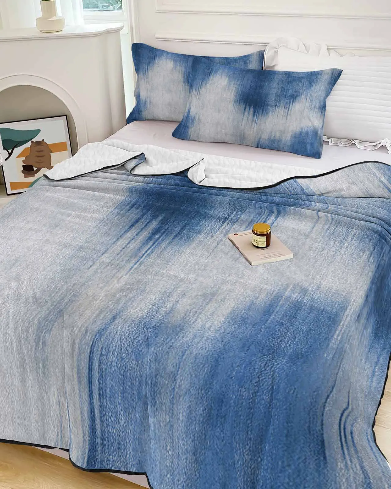 Abstract Modern Line Blue Cooling Blankets Air Condition Comforter Lightweight Summer Quilt for Bed Breathable Soft Thin Quilt
Abstract Modern Line Blue Cooling Blankets Air Condition Comforter Lightweight Summer Quilt for Bed Breathable Soft Thin Quilt