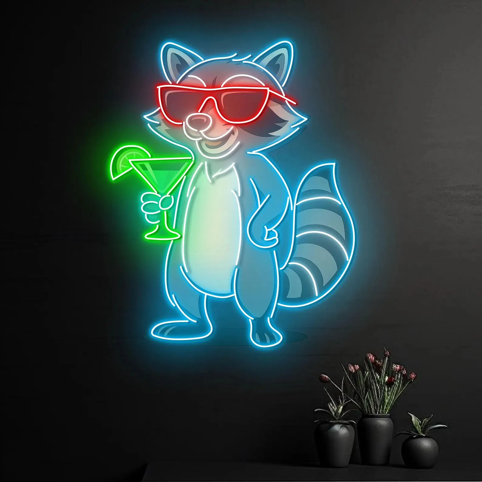 Big Size Raccoon With Martini Neon Sign,Raccoon Neon,Martini Neon Sign,Custom Neon Sign,Bar Wall Decor,Gift For Raccoon Lover
Big Size Raccoon With Martini Neon Sign,Raccoon Neon,Martini Neon Sign,Custom Neon Sign,Bar Wall Decor,Gift For Raccoon Lover