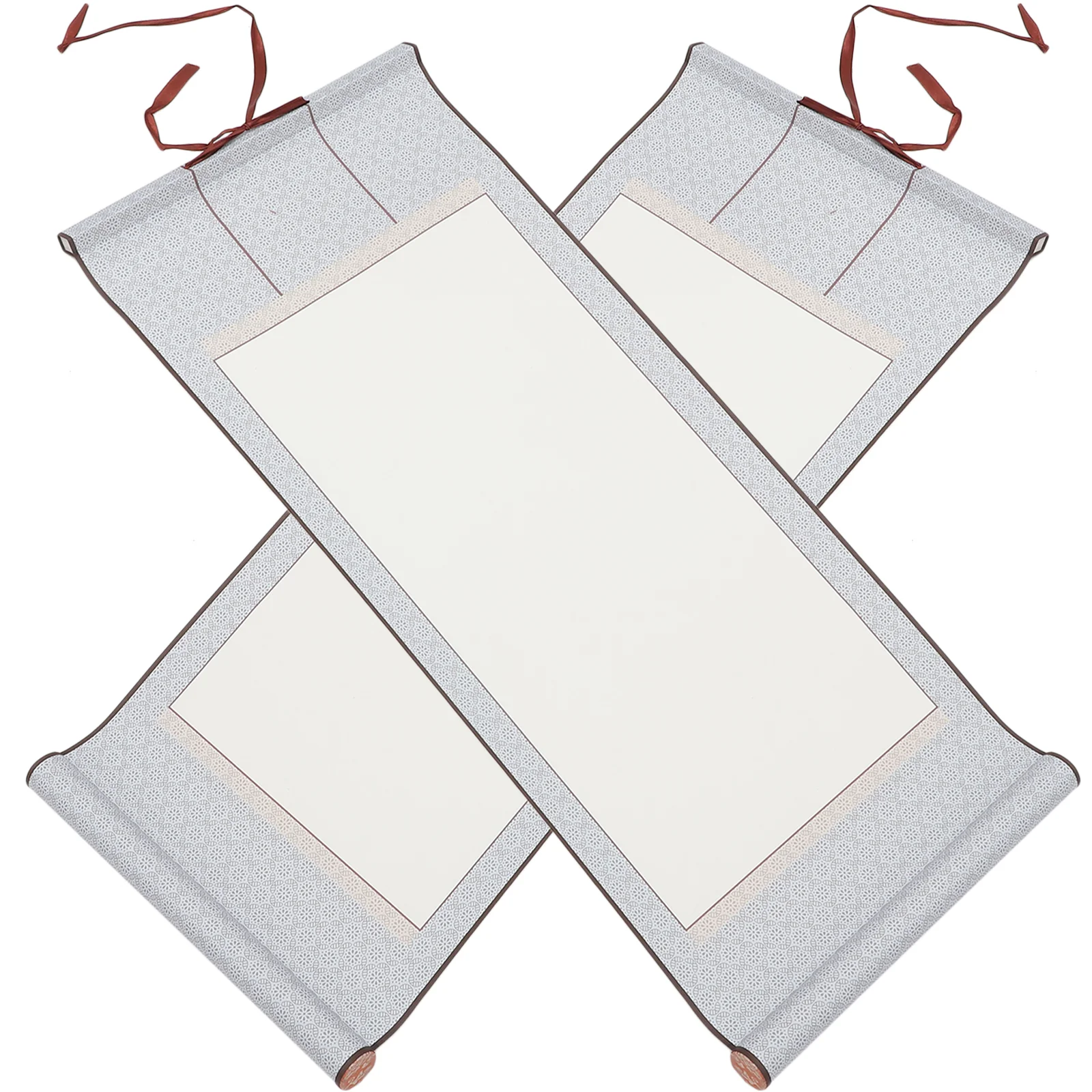 2 Pcs Blank Scroll Calligraphy and Painting Framed Mini Book Hanging Drawing Scrolls Paper Rice Chinese Accessory Practicing
2 Pcs Blank Scroll Calligraphy and Painting Framed Mini Book Hanging Drawing Scrolls Paper Rice Chinese Accessory Practicing
