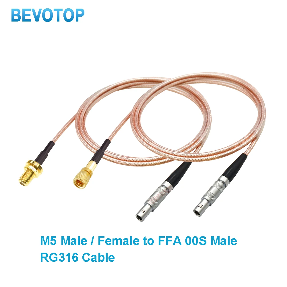 1PCS RF Coaxial M5 L5 Male to FFA 00S Male Plug Connector RG316 Cable Assembly Pigtail for Ultrasonic Flaw Detection
1PCS RF Coaxial M5 L5 Male to FFA 00S Male Plug Connector RG316 Cable Assembly Pigtail for Ultrasonic Flaw Detection
