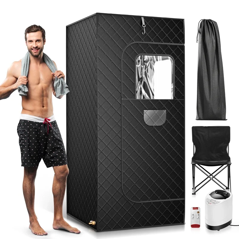 One Person Home Steam Sauna Set with Large Steam Pot and Remote Control - Detox Therapy Spa
One Person Home Steam Sauna Set with Large Steam Pot and Remote Control - Detox Therapy Spa