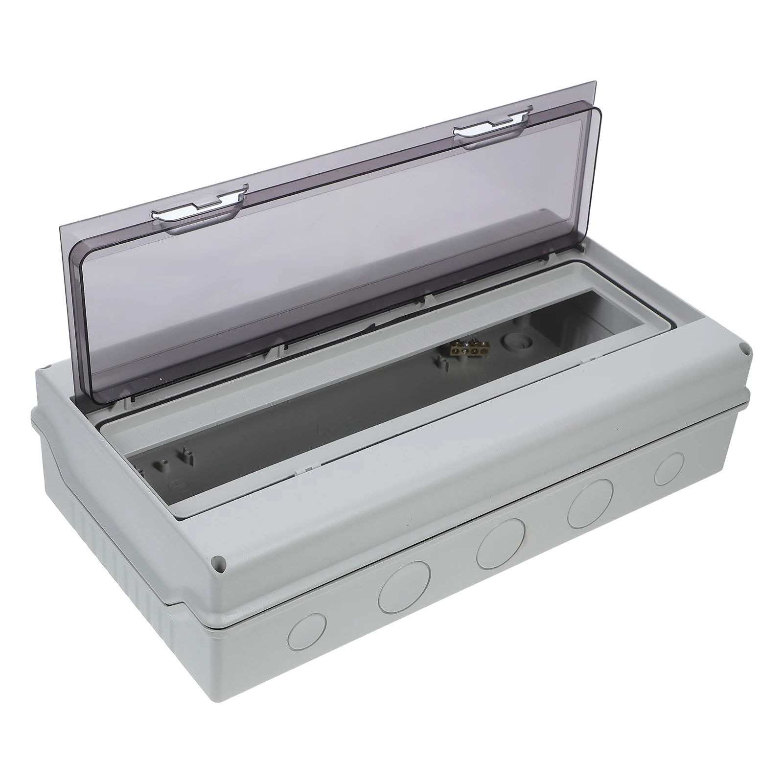 12 Way Distribution Protection Waterproof IP65 35mm Din Rail Power Circuit Breaker Charging Station Electronic Junction Box
12 Way Distribution Protection Waterproof IP65 35mm Din Rail Power Circuit Breaker Charging Station Electronic Junction Box