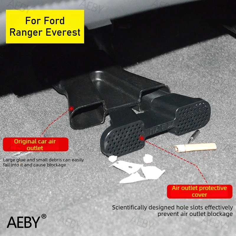 AEBY For Ford Ranger Everest 2015-2021 Under seat vent cover,Air conditioning vent grille,Debris prevention vent cover,interior
AEBY For Ford Ranger Everest 2015-2021 Under seat vent cover,Air conditioning vent grille,Debris prevention vent cover,interior
