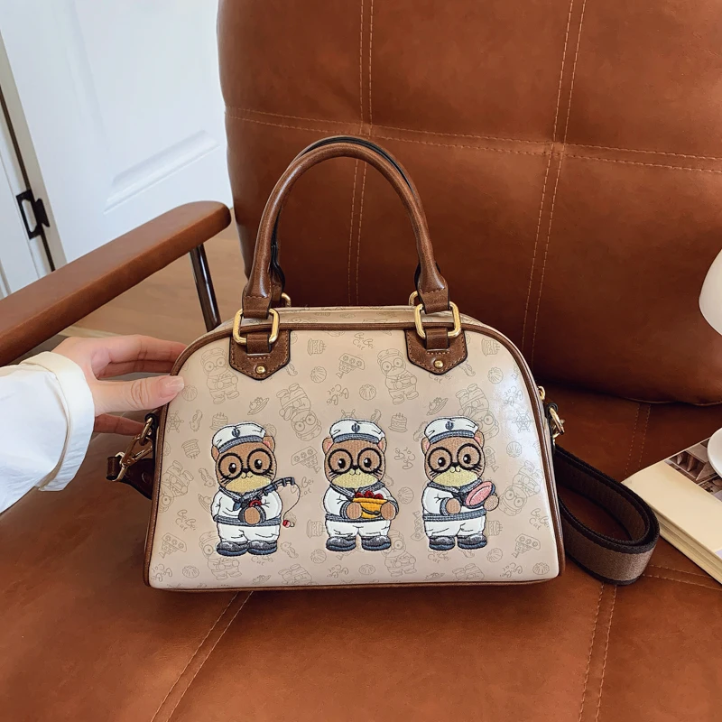 Beibao 2025 New Fashion Handbag Pillow Bag Cartoon Bear Women's Large Capacity Single Shoulder Crossbody Bag Wide Shoulder Strap
Beibao 2025 New Fashion Handbag Pillow Bag Cartoon Bear Women's Large Capacity Single Shoulder Crossbody Bag Wide Shoulder Strap