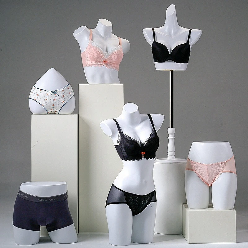 Female Male Half-body Underwear Mannequin Prop Matte White Bra Panties Human Dummy Window Display Stand DIY Garment Sewing FYMQ
Female Male Half-body Underwear Mannequin Prop Matte White Bra Panties Human Dummy Window Display Stand DIY Garment Sewing FYMQ
