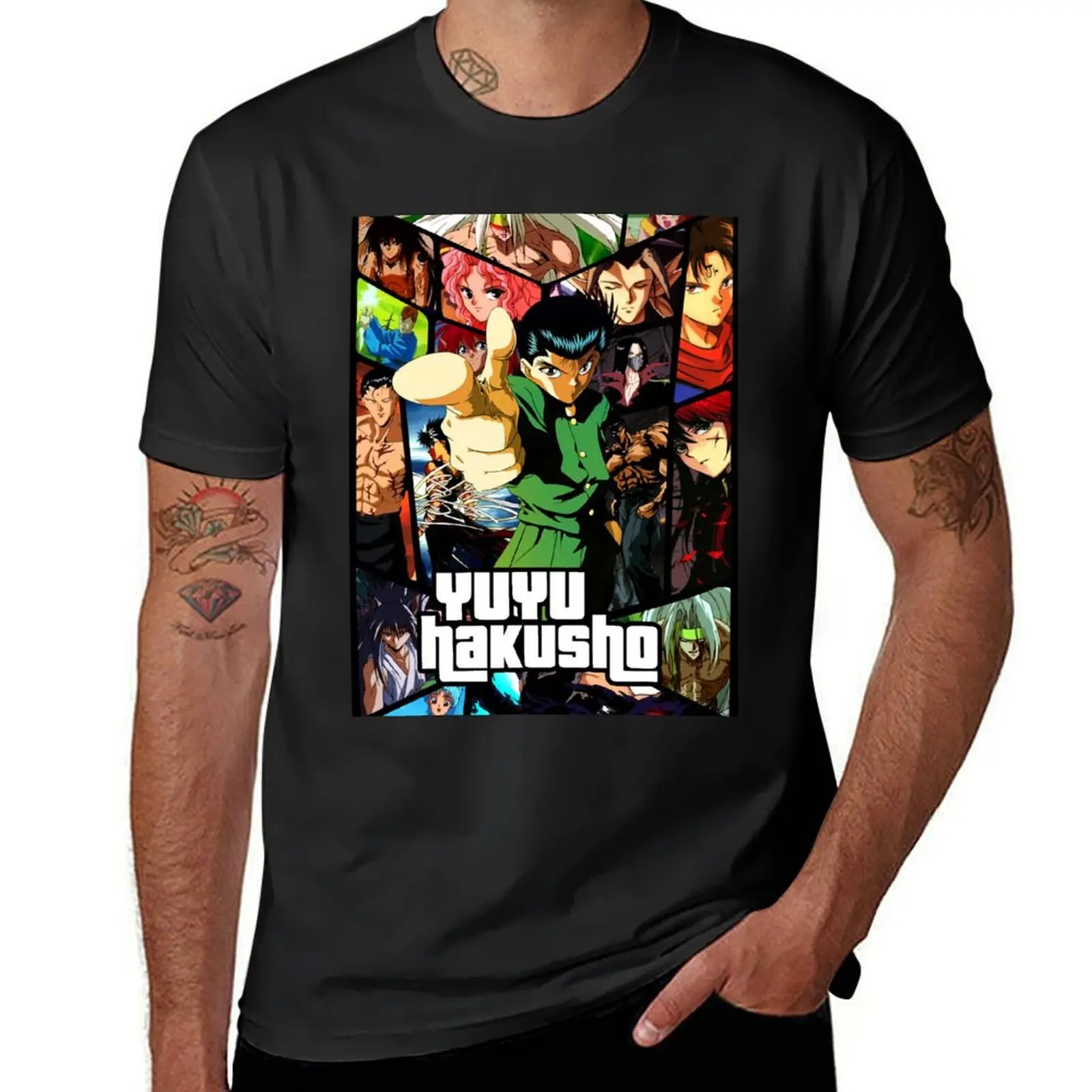 Yuyu hakusho ultimate poster T-Shirt blanks summer 2025 Clothing Men's cotton t-shirt
Yuyu hakusho ultimate poster T-Shirt blanks summer 2025 Clothing Men's cotton t-shirt