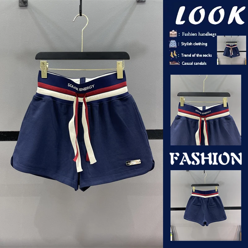Sporty Drawstring Short Pants Women's Color Block A-Line Wide Leg Hot Pants Cotton Commute Style Summer Fashion Sun Protection
Sporty Drawstring Short Pants Women's Color Block A-Line Wide Leg Hot Pants Cotton Commute Style Summer Fashion Sun Protection