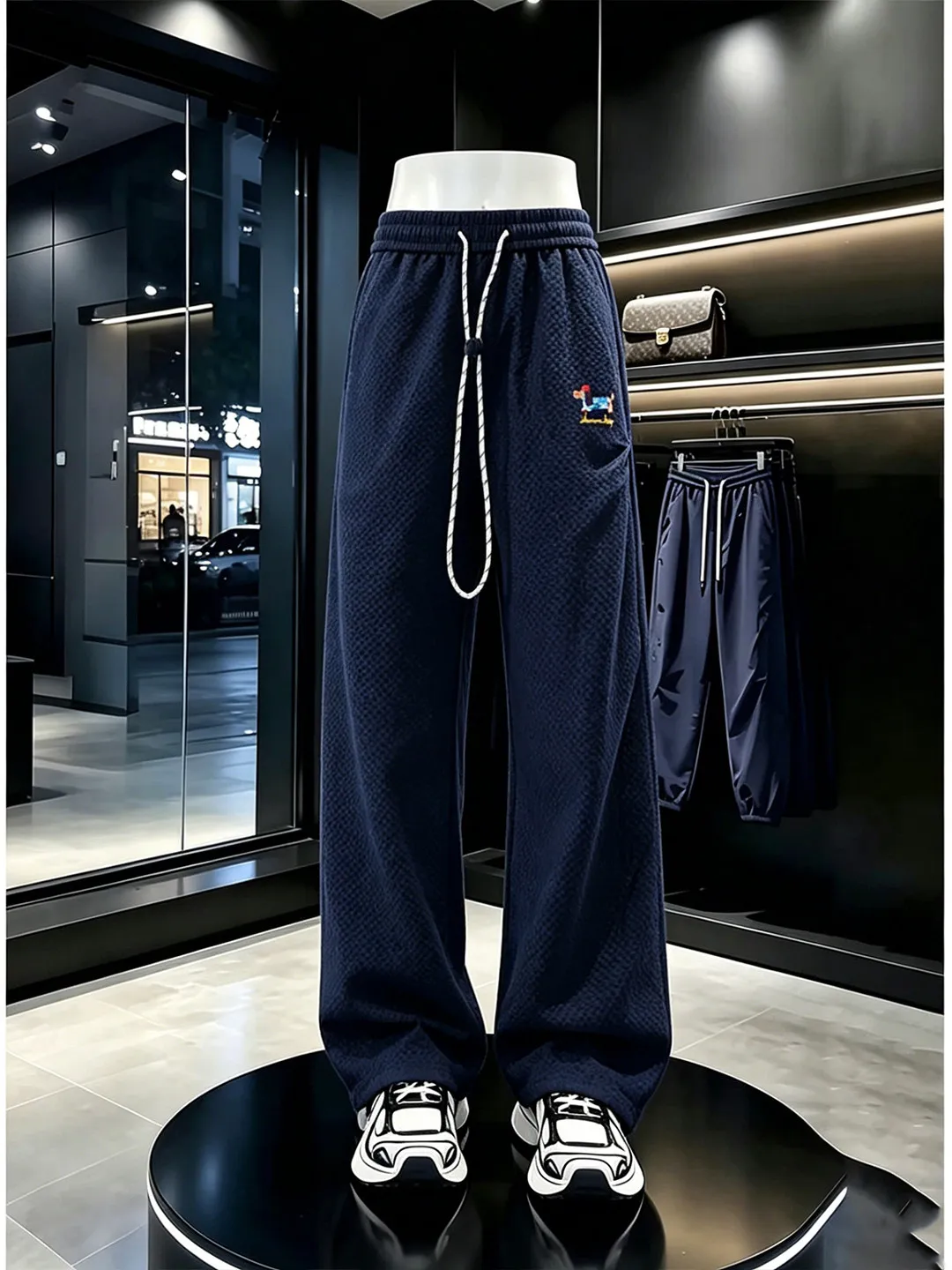 Quick Dry Bubble Cloth Embroidered Men's Summer Casual Pants Loose Fit Straight Leg Sporty Comfortable Breathable Leisure Tro...
Quick Dry Bubble Cloth Embroidered Men's Summer Casual Pants Loose Fit Straight Leg Sporty Comfortable Breathable Leisure Tro...