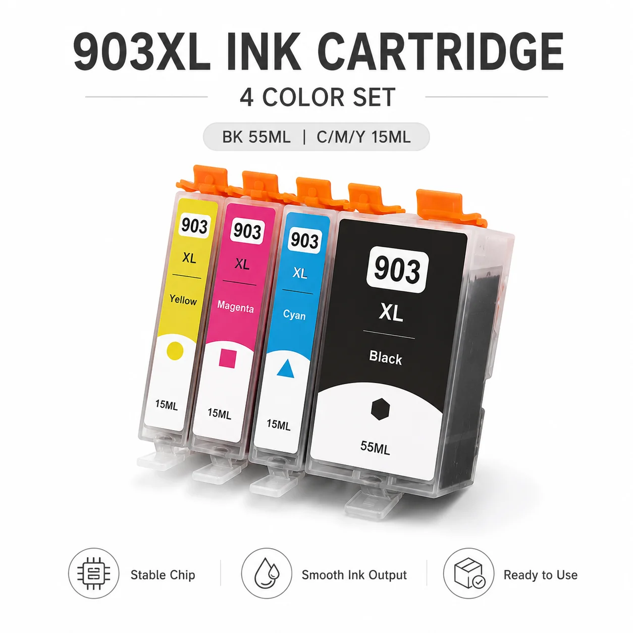 903XL 903 XL For HP903 Ink Cartridge Compatible For HP Officejet Pro 6950 6951 6954 6960 6970 6975 6968 6978 6979 6971 Printer
903XL 903 XL For HP903 Ink Cartridge Compatible For HP Officejet Pro 6950 6951 6954 6960 6970 6975 6968 6978 6979 6971 Printer