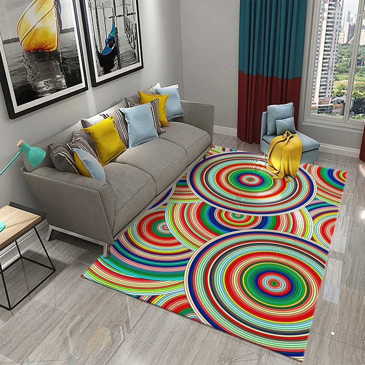 3D Modern Abstract Colorful Circle Line Carpet Bathroom Non-Slip Rugs Indoor Kitchen Entrance Living Room Bedroom Decor Area Rug
3D Modern Abstract Colorful Circle Line Carpet Bathroom Non-Slip Rugs Indoor Kitchen Entrance Living Room Bedroom Decor Area Rug