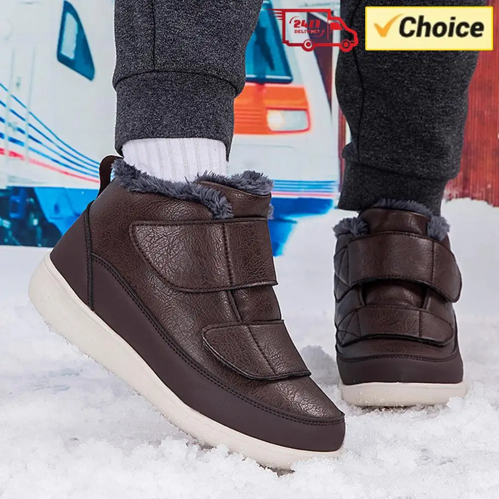 Men's Wide Width Winter Snow Boots Adjustable Straps Winter Shoes Extra Wide Adjustable Straps Winter Boots for Swollen Feet
Men's Wide Width Winter Snow Boots Adjustable Straps Winter Shoes Extra Wide Adjustable Straps Winter Boots for Swollen Feet