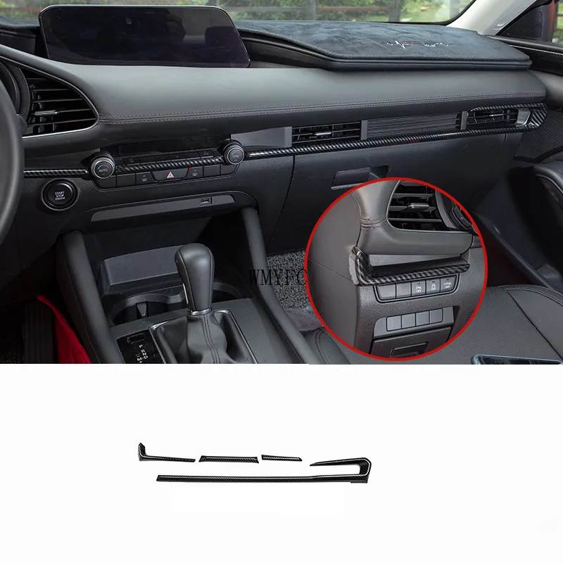 4 шт./компл. подходит для Mazda 3 2020 2021 ABS Декоративная полоса для центральной консоли автомобиля, накладка, аксессуары для стайлинга автомобиля
4 шт./компл. подходит для Mazda 3 2020 2021 ABS Декоративная полоса для центральной консоли автомобиля, накладка, аксессуары для стайлинга автомобиля