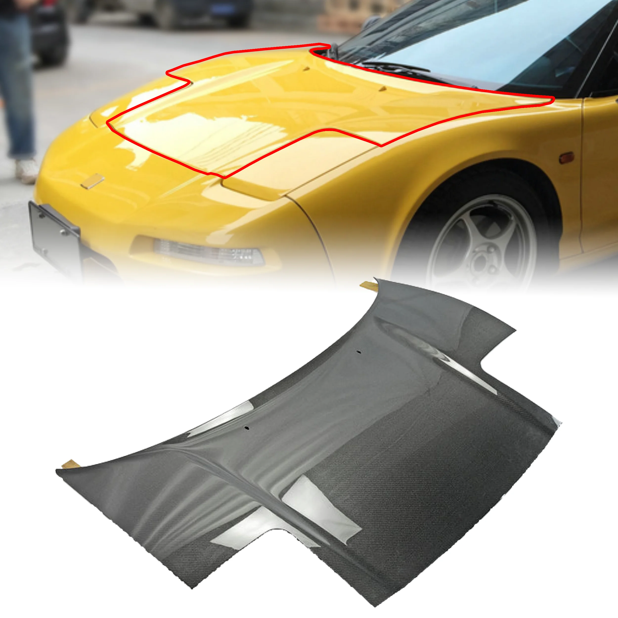 91-05 NSX NA1 OE StyleПередний капот
91-05 NSX NA1 OE StyleПередний капот