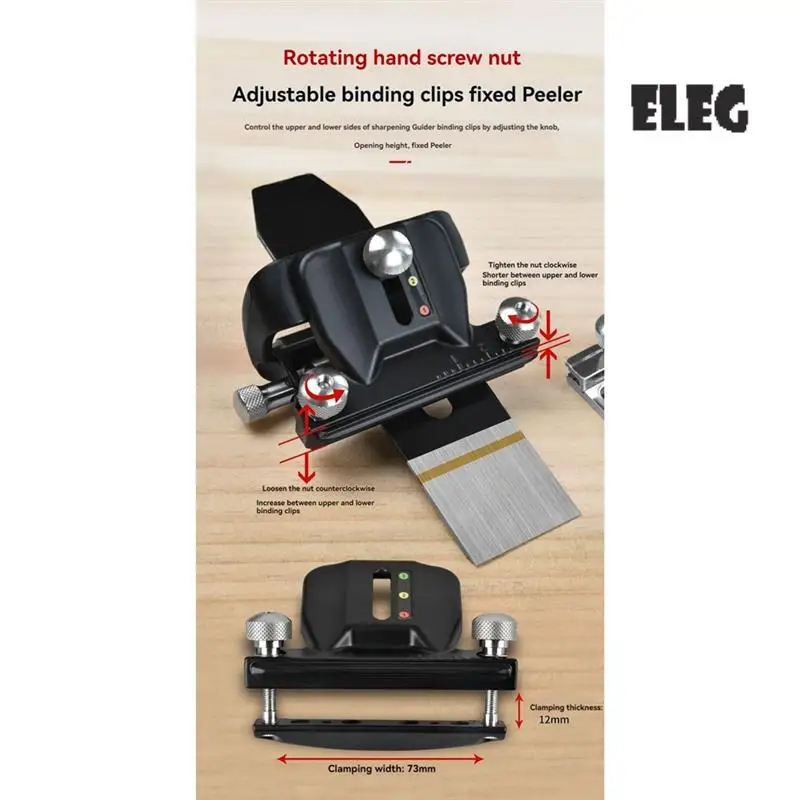 ELEG-Adjustable Angle Sharpening Stand Quick Positioning Sharpening Fixture For Woodworking Chiseling And Planing
ELEG-Adjustable Angle Sharpening Stand Quick Positioning Sharpening Fixture For Woodworking Chiseling And Planing