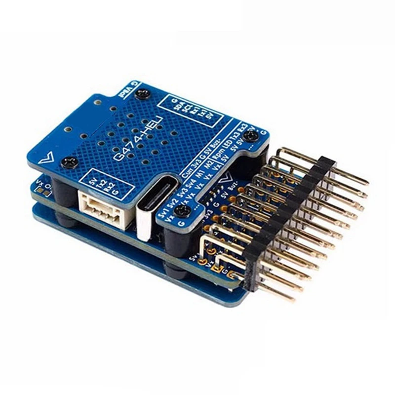 G474-HELI Контроллер полета RC Вертолет Бефлайбарный контроллер STM32G474 ICM42688P SPL06L 2X прошивка BEC Rotorflight-A36G
G474-HELI Контроллер полета RC Вертолет Бефлайбарный контроллер STM32G474 ICM42688P SPL06L 2X прошивка BEC Rotorflight-A36G