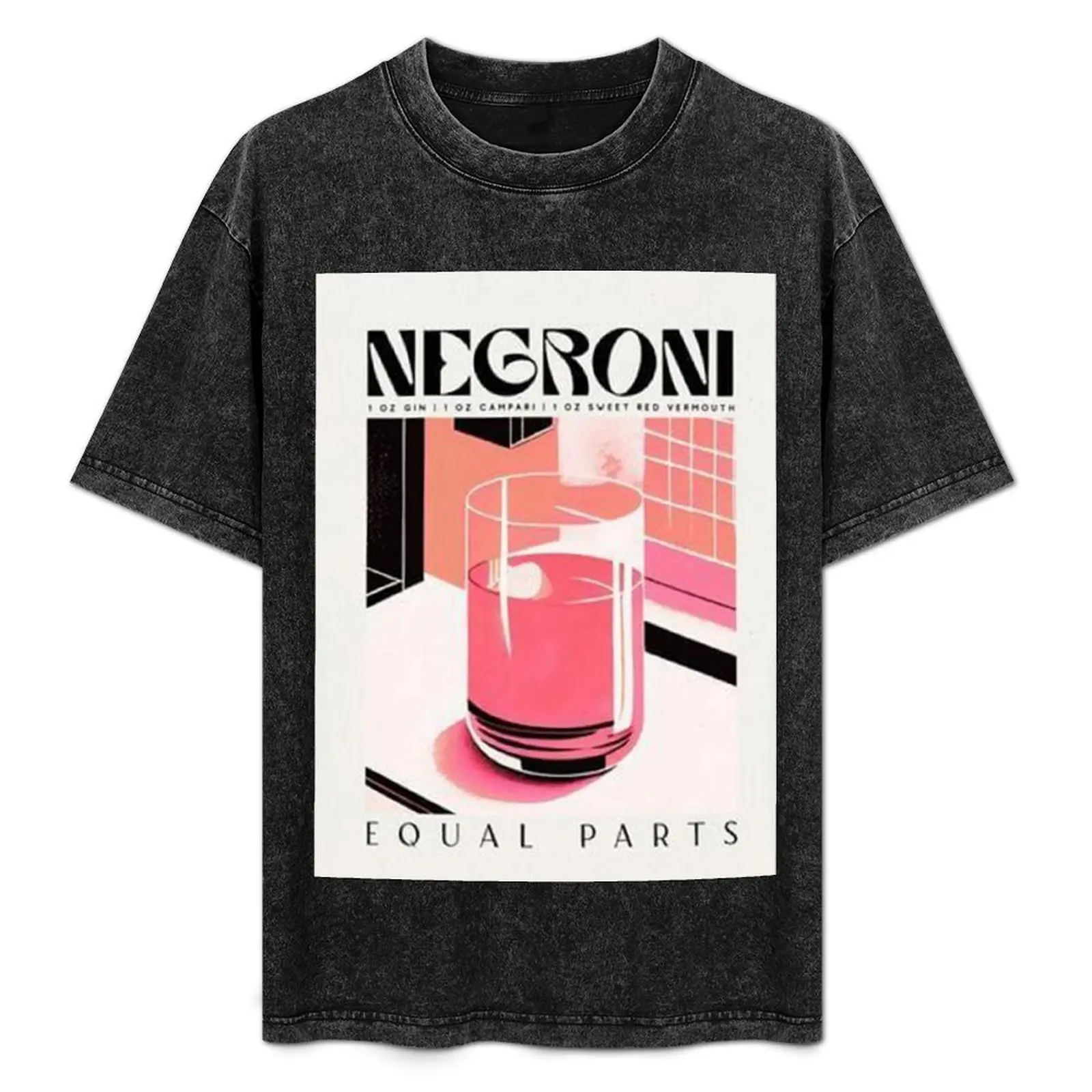 Negroni Cocktail T-Shirt Modern Print Casual T-Shirt
Negroni Cocktail T-Shirt Modern Print Casual T-Shirt