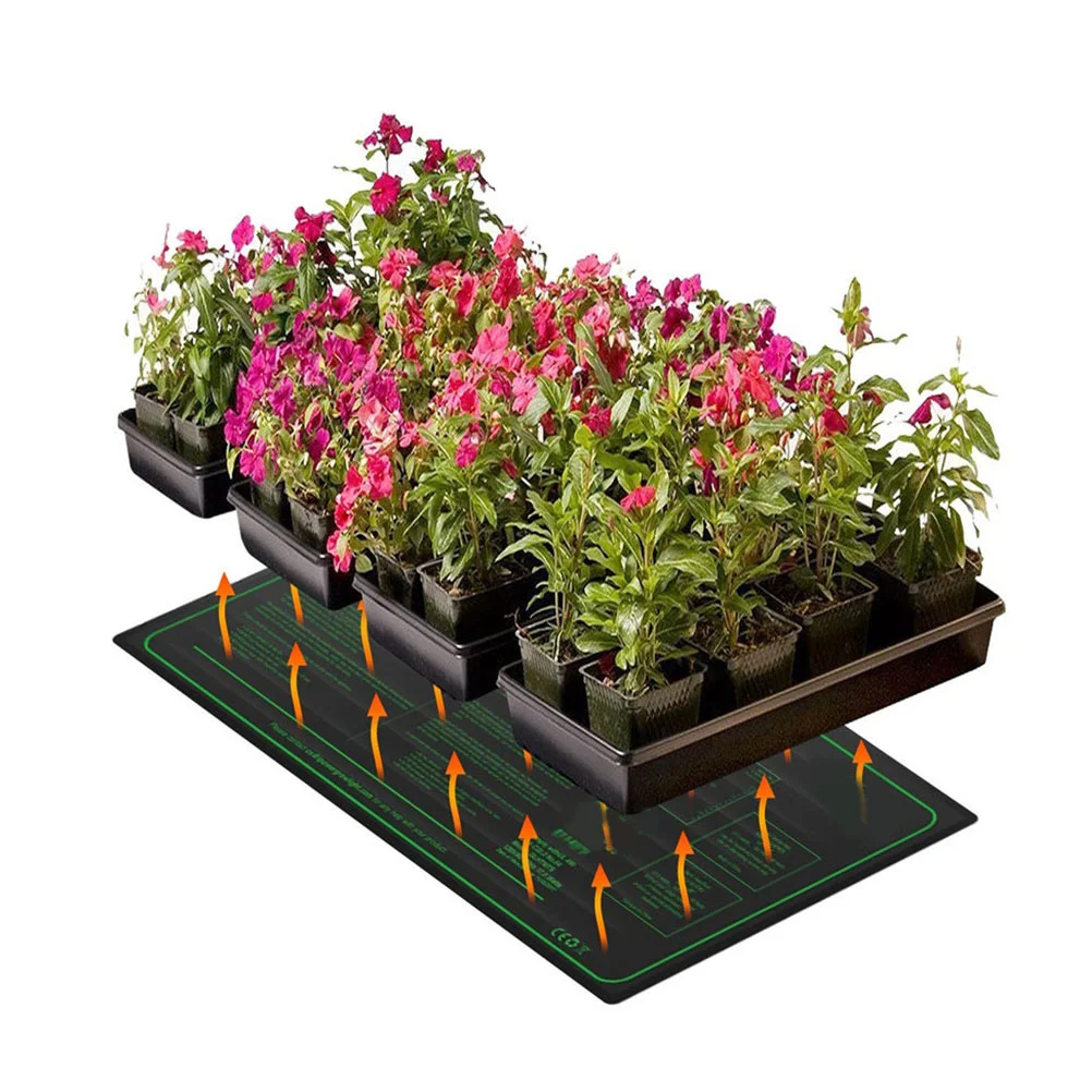 Heating Mat Plant Waterproof Germination Starter Tray Heat Pad Uniform Warmth Potted Plant Heater Us Plug Heat Mat for Plants 
Heating Mat Plant Waterproof Germination Starter Tray Heat Pad Uniform Warmth Potted Plant Heater Us Plug Heat Mat for Plants