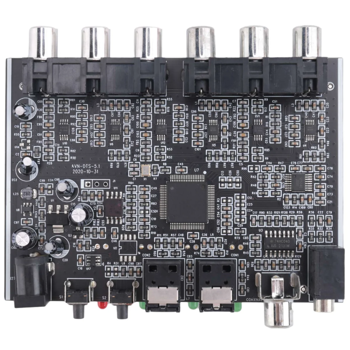 5.1 Channel Audio Decoder PCM Digital Optical Coaxial DTS RCA HiFi Stereo Audio Home Theater Decoder Board Amplifier LYZ
5.1 Channel Audio Decoder PCM Digital Optical Coaxial DTS RCA HiFi Stereo Audio Home Theater Decoder Board Amplifier LYZ