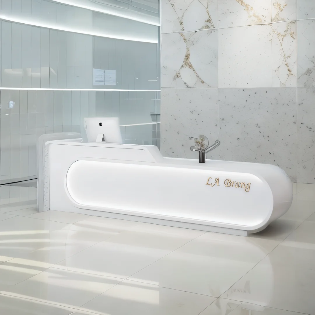 Reception Bank Receptionist Front Desk Salon Administrator Stand Aesthetic Counter Beauty Institute Mostrador Recepcion Home
Reception Bank Receptionist Front Desk Salon Administrator Stand Aesthetic Counter Beauty Institute Mostrador Recepcion Home