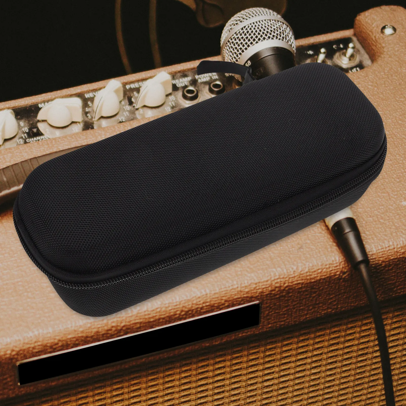 Microphone Organizer Case Eva Dual Mic Storage Box Hard Protective Travel Bag Zippered Mesh Pocket Lightweight for Musicians
Microphone Organizer Case Eva Dual Mic Storage Box Hard Protective Travel Bag Zippered Mesh Pocket Lightweight for Musicians