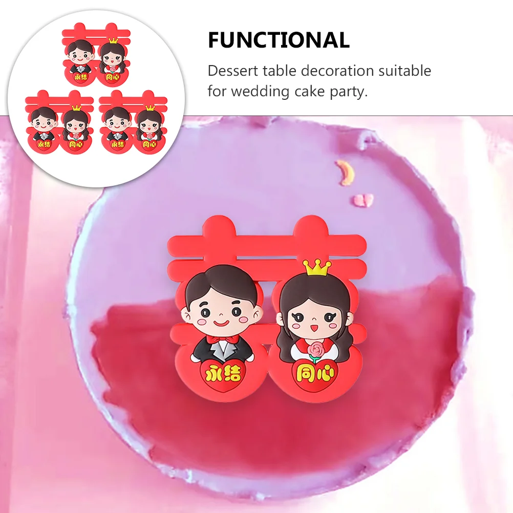 3 Pcs New Wedding Cake Decoration Bride Groom nament Exquisite Couple Design Material Suitable Birthday Parties
3 Pcs New Wedding Cake Decoration Bride Groom nament Exquisite Couple Design Material Suitable Birthday Parties