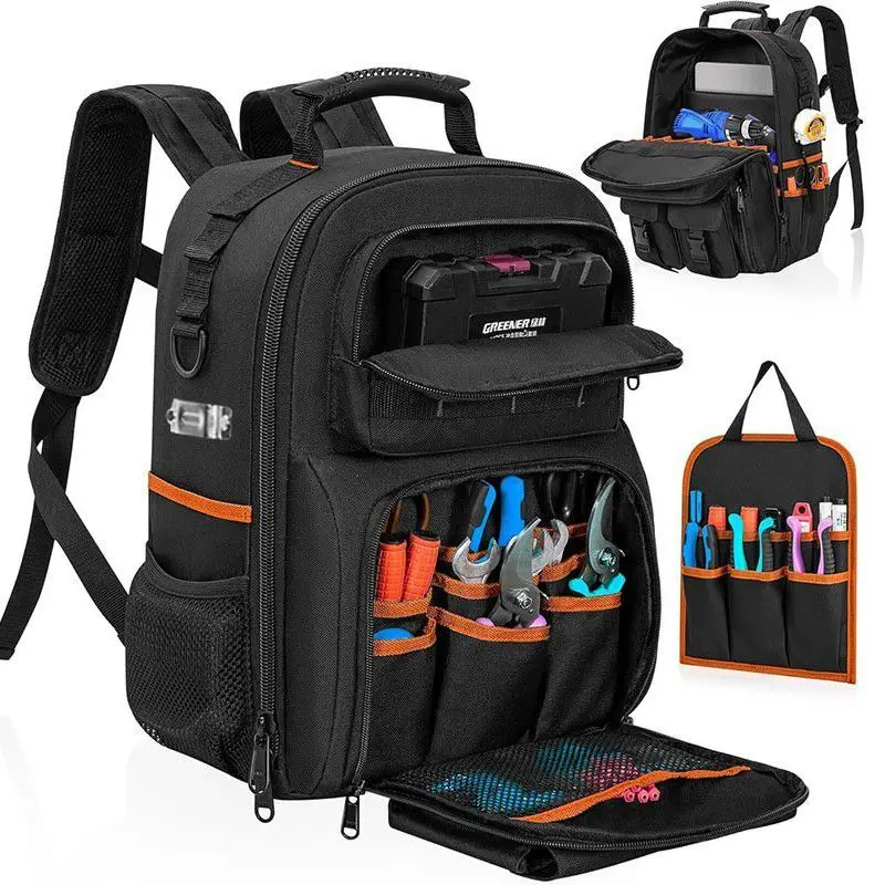 New Heavy Duty Multifunctional Tool Backpack Durable Electrician Repair Kit Storage Bag
New Heavy Duty Multifunctional Tool Backpack Durable Electrician Repair Kit Storage Bag