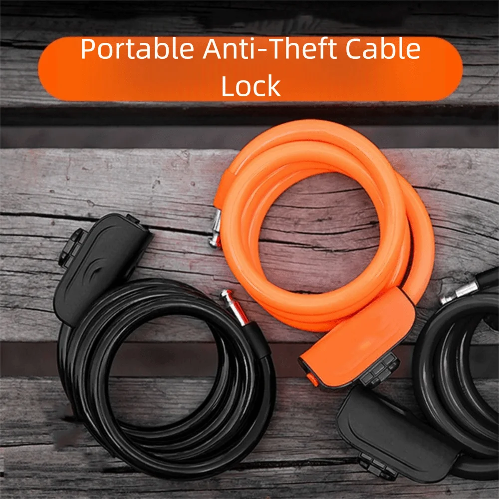 Крепление из стальной проволоки, велосипедный тросовый замок, портативный с ключами, противоугонный замок, многоцветный замок высокой безопасности, MTB, скутер
Крепление из стальной проволоки, велосипедный тросовый замок, портативный с ключами, противоугонный замок, многоцветный замок высокой безопасности, MTB, скутер