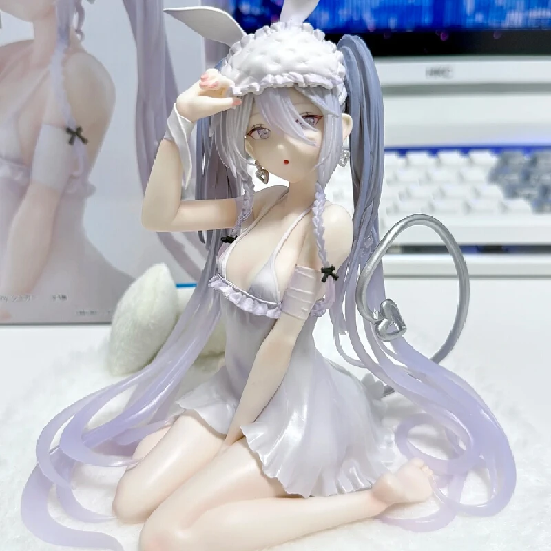 Bandai Original Boxed Anime Eve Sleepy Bunny Girl Pvc Action Figure Handheld Model Desktop Decoration Collectible Birthday Gifts
Bandai Original Boxed Anime Eve Sleepy Bunny Girl Pvc Action Figure Handheld Model Desktop Decoration Collectible Birthday Gifts